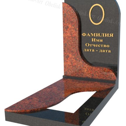 Памятник из цветного гранита с-4
