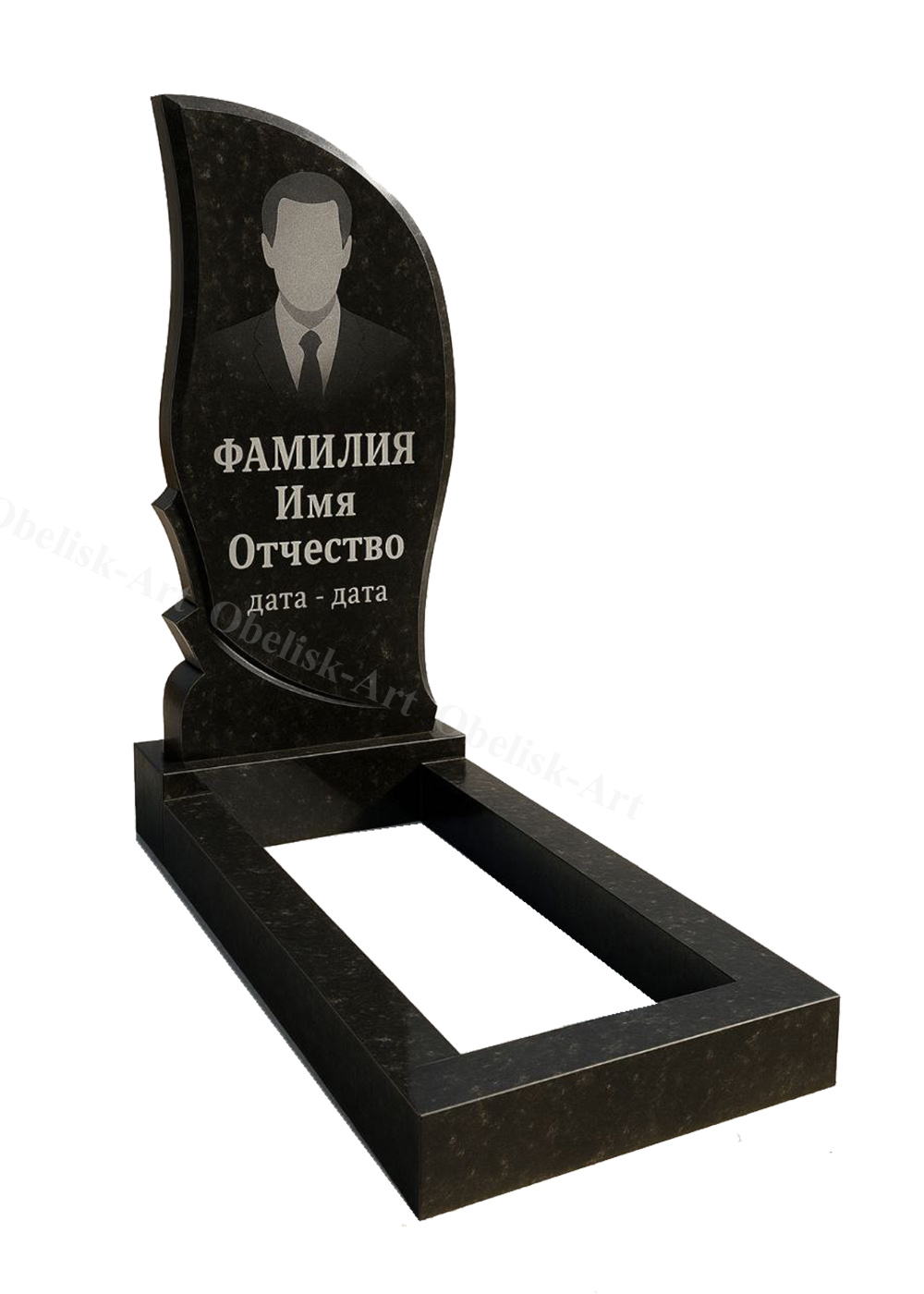 Памятник вертикальный из гранита 048