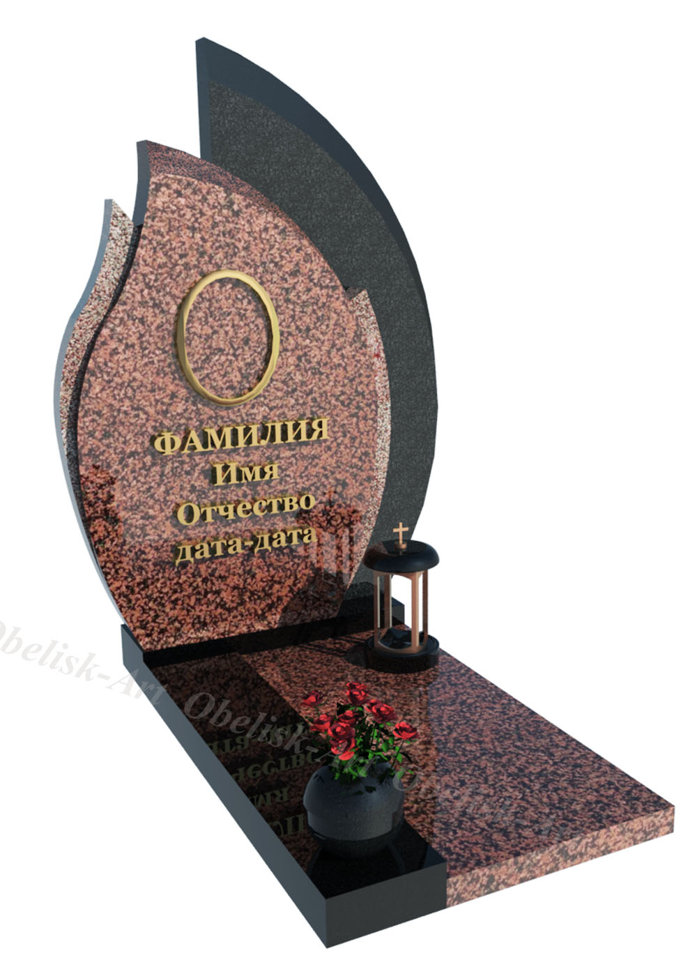 Комбинированный памятник 07k