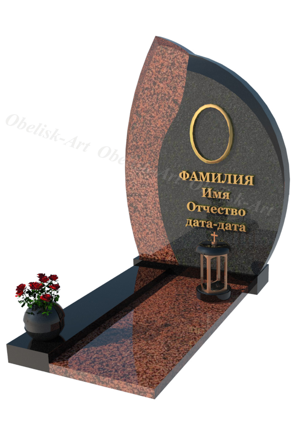 Комбинированный памятник 06k