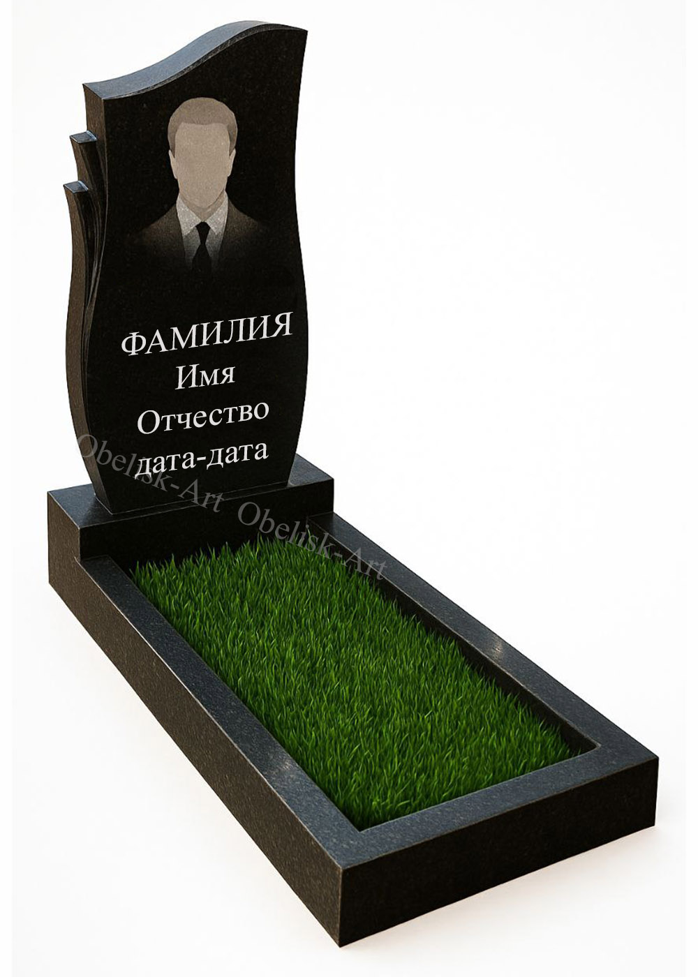 43 Памятник вертикальный из гранита 043