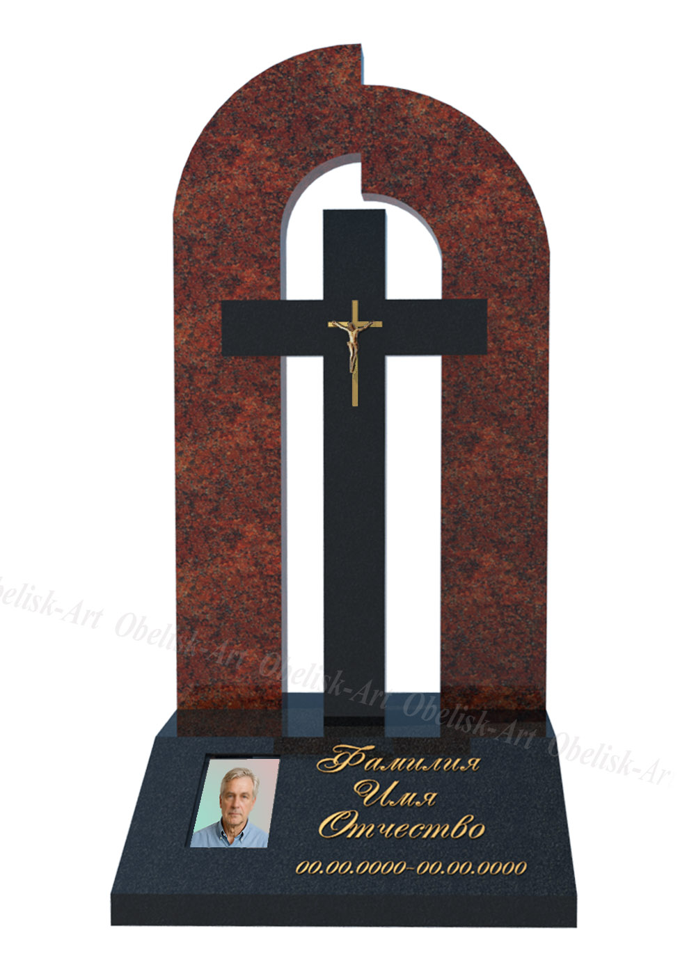 Комбинированный памятник 16k