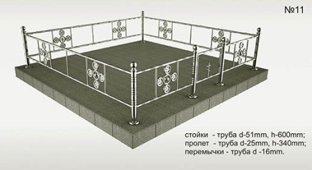 ograda-stal-11 Ограда из нержавеющей стали №11
