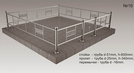ograda-stal-16 Ограда из нержавеющей стали №16