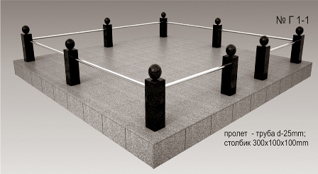 ograda-stal-г1-1 Ограда из нержавеющей стали r1-1