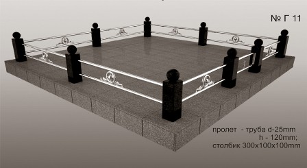 ograda-stal-г11 Ограда из нержавеющей стали r11