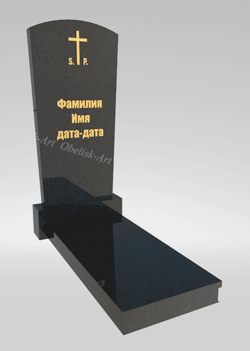 Памятник вертикальный из гранита 005