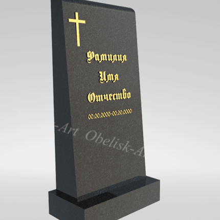 Вертикальный памятник из гранита 018