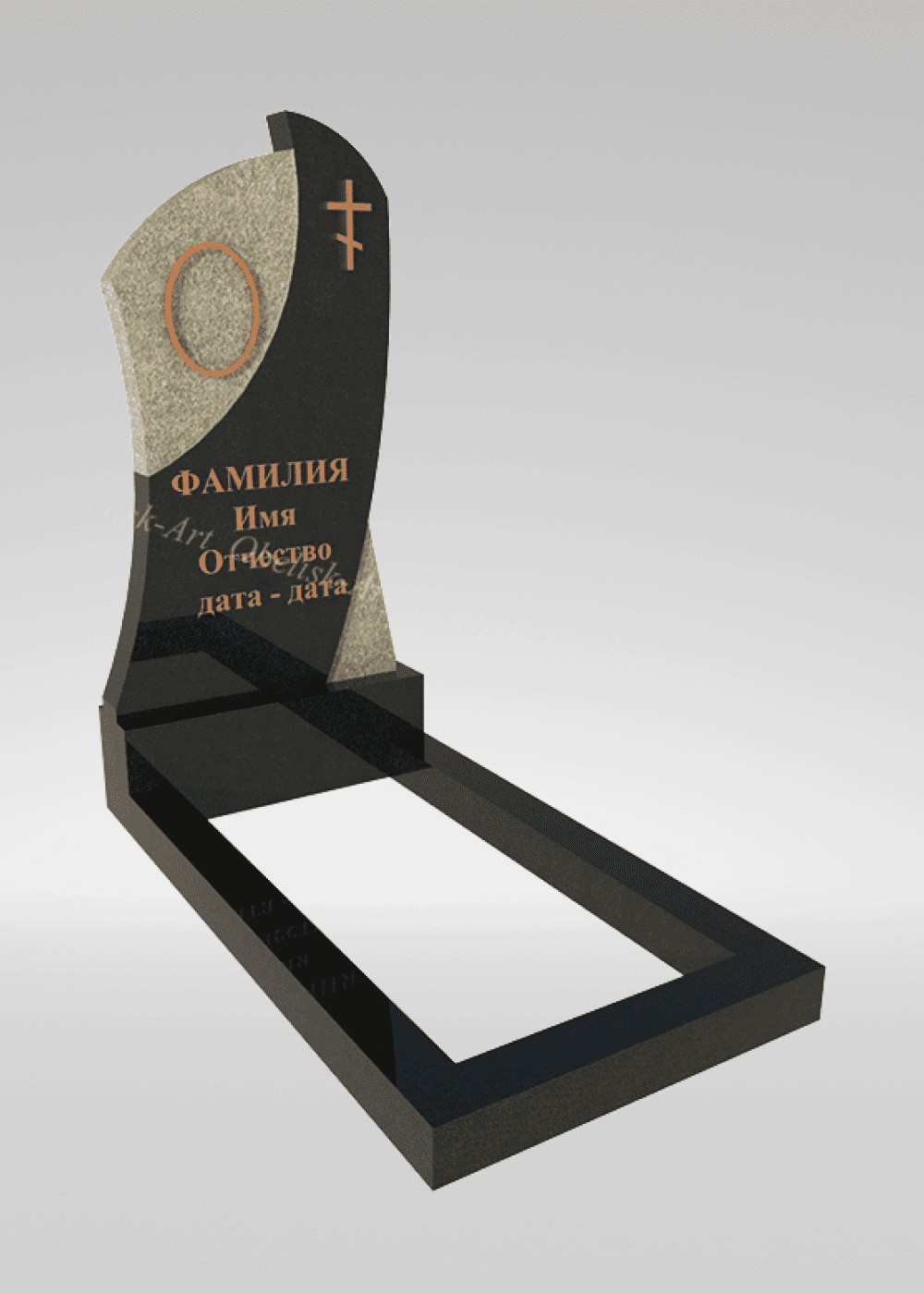 Памятник вертикальный из гранита 021