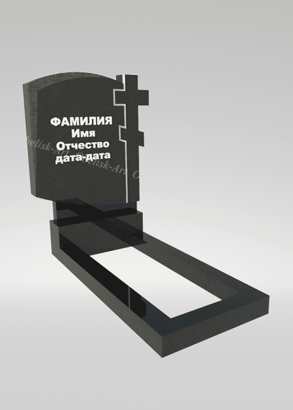 Памятник вертикальный из гранита 038