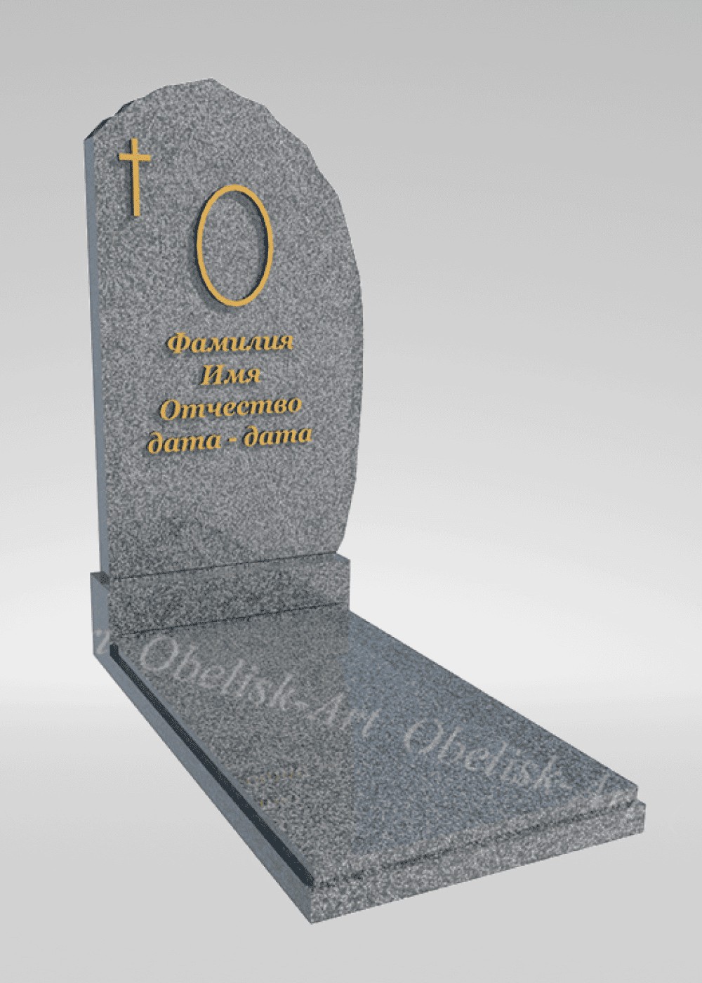 Памятник вертикальный из гранита 025
